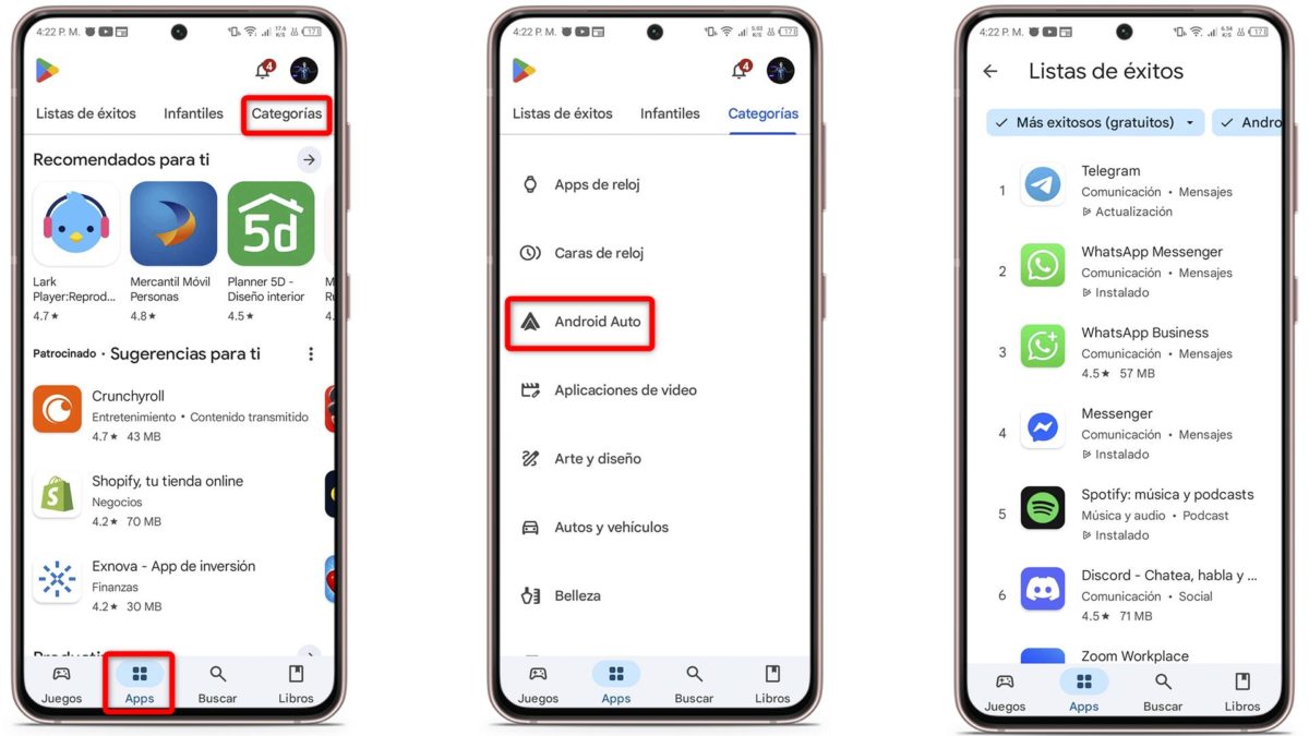 10 trucos de Android Auto que funcionan en 2025 5 Trucos de Android Auto que funcionan en 2025 - Amplía tu lista de apps compatibles