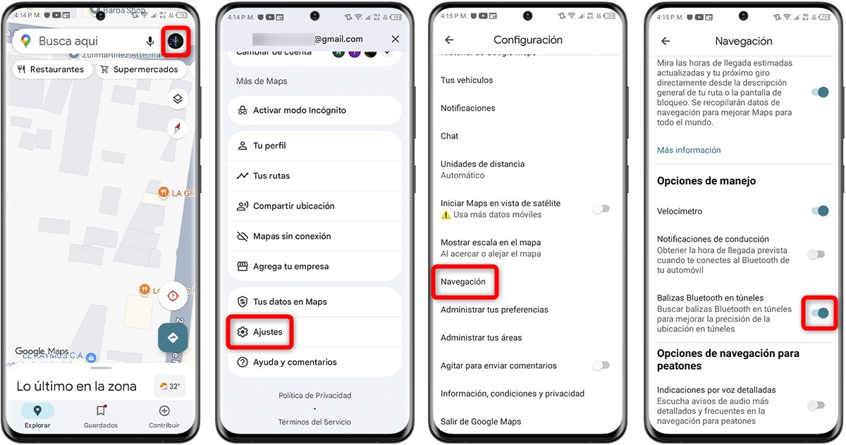 10 trucos de Android Auto que funcionan en 2025 4 Trucos de Android Auto que funcionan en 2025 - No pierdas el GPS dentro de los túneles