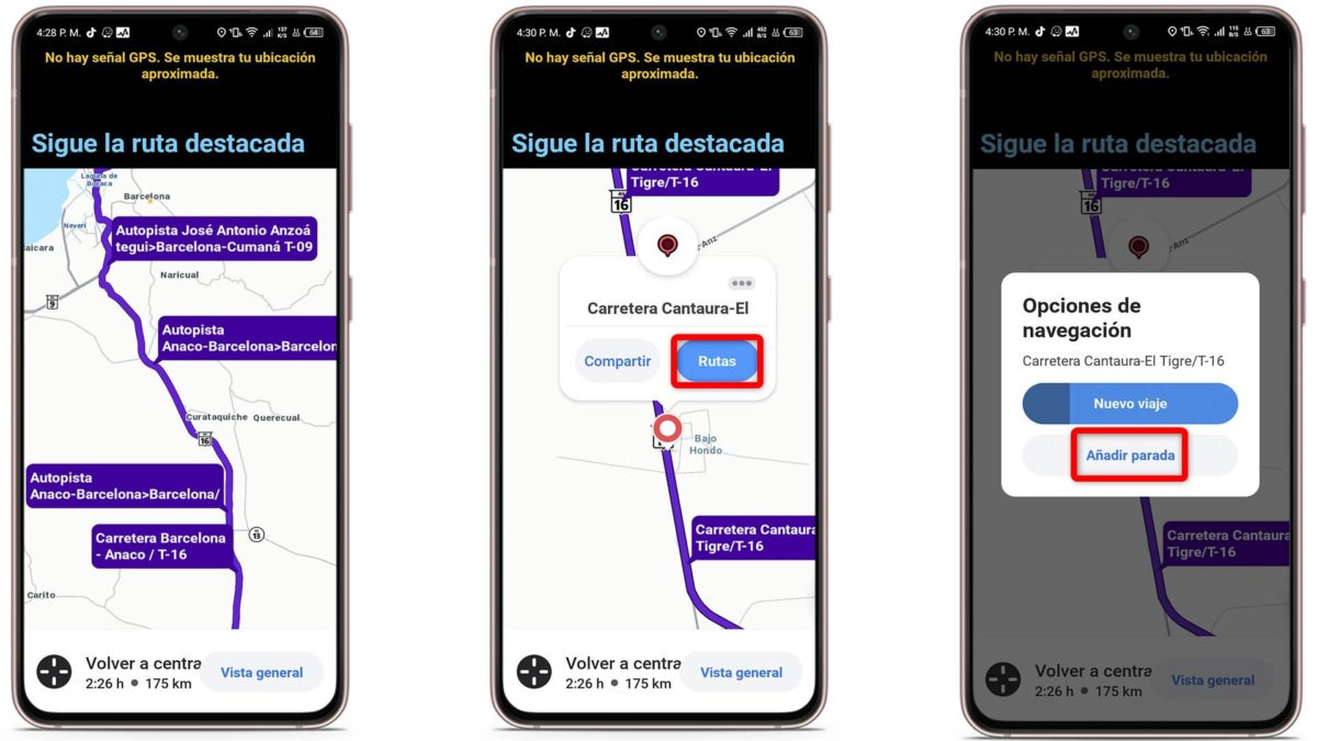 7 trucos para Waze que funcionan en 2025 4 Trucos para Waze que funcionan en 2025 - Añade paradas intermedias sin liarte