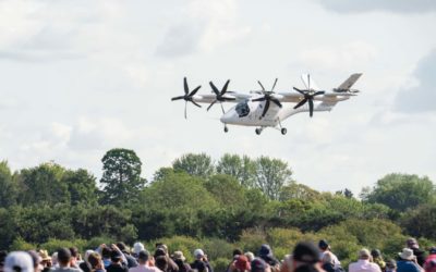Así ha sido el primer vuelo público de un avión-taxi eléctrico entre dos aeropuertos