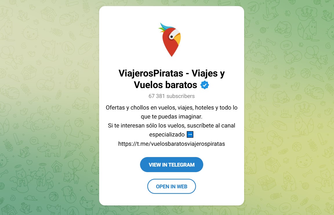 Los mejores canales de Telegram con chollos y ofertas de viajes baratos que funcionan en 2025 4 viajeros piratas