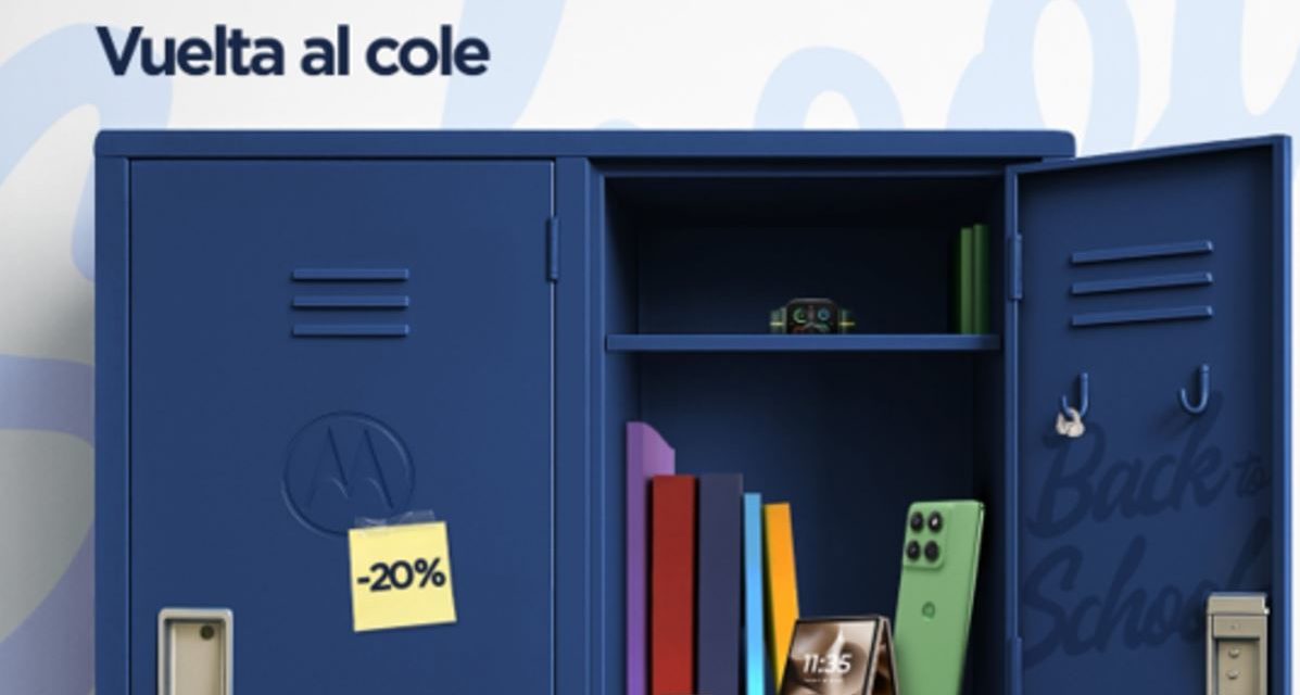 Cómo conseguir un 20% de descuento en dispositivos de Motorola antes de la vuelta al cole
