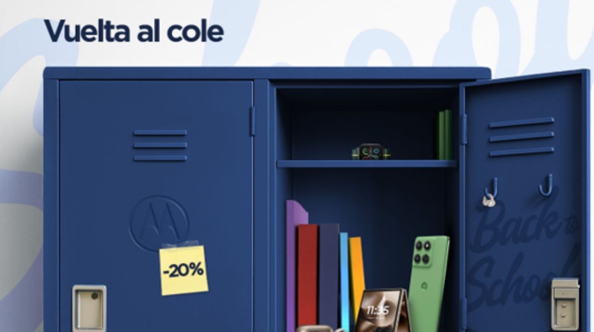 Cómo conseguir un 20% de descuento en dispositivos de Motorola antes de la vuelta al cole 1 Cómo conseguir un 20% de descuento en dispositivos de Motorola antes de la vuelta al cole