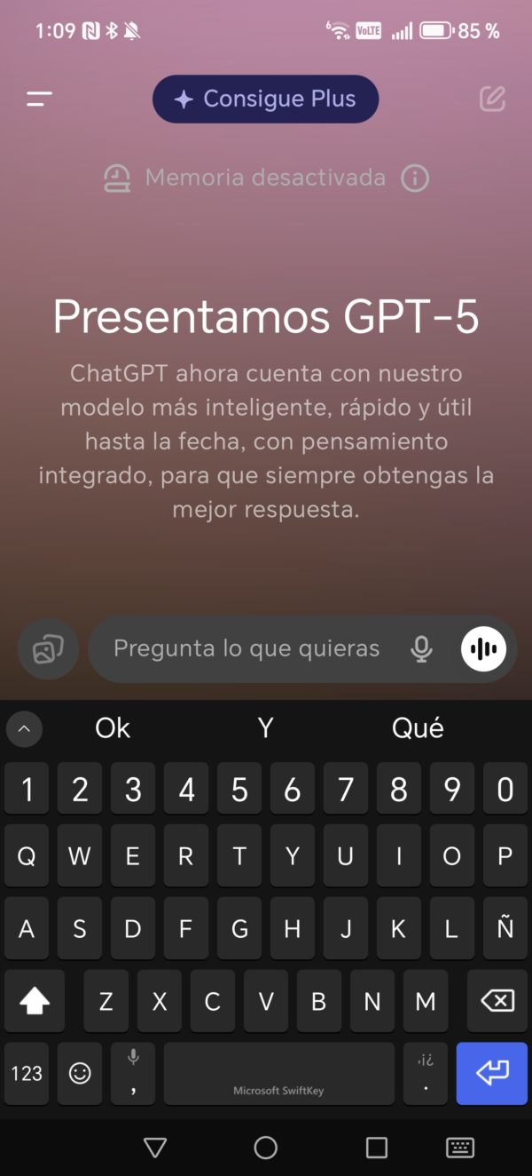 Cómo probar ya GPT-5, el nuevo modelo de ChatGPT 2 GPT 5 en el móvil