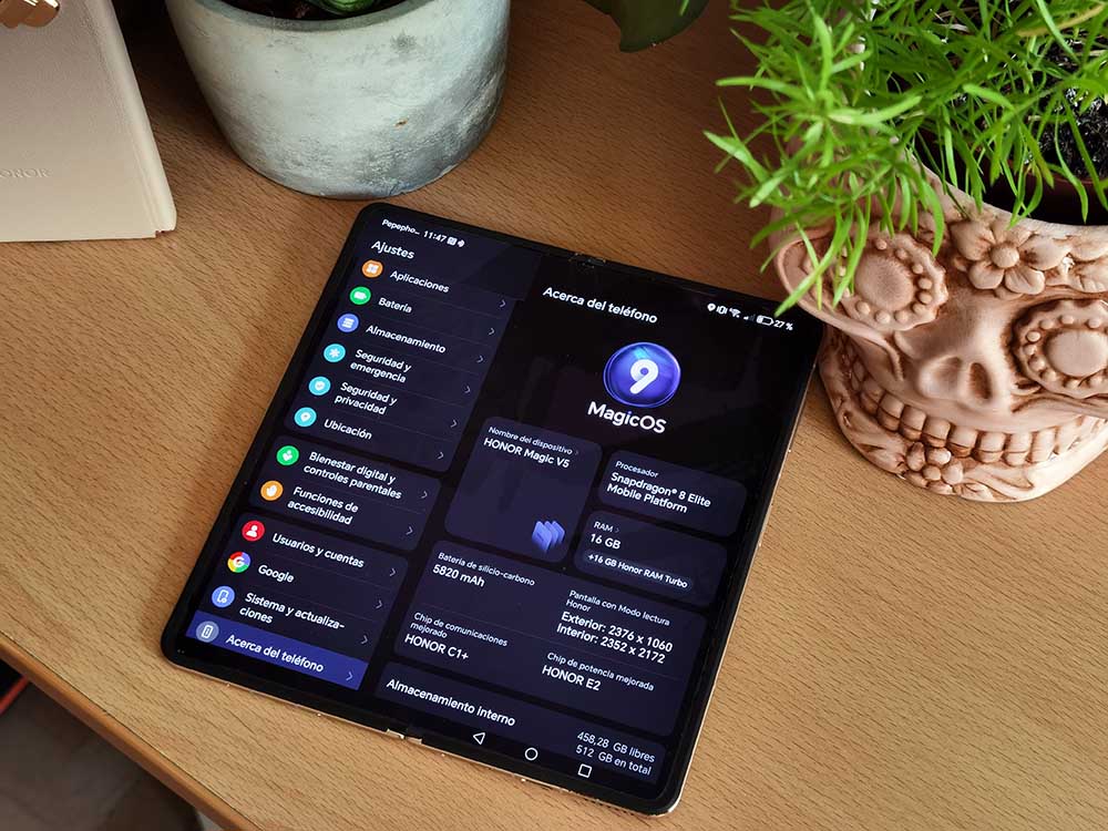 Mi experiencia con el móvil plegable HONOR Magic V5 tras tres semanas de uso 28