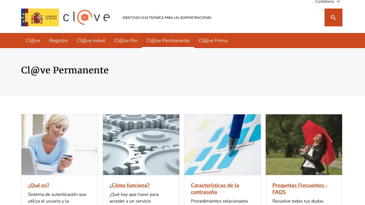 nueva contrasena clave permanente