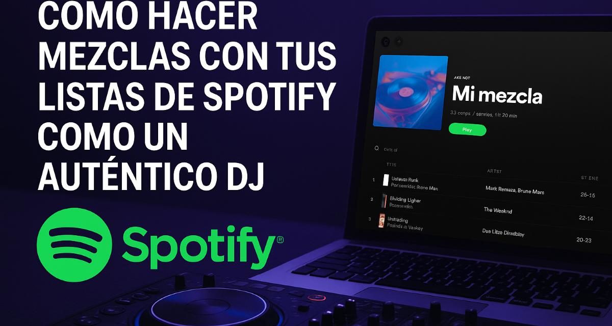 Cómo hacer mezclas con tus listas de Spotify como un auténtico DJ