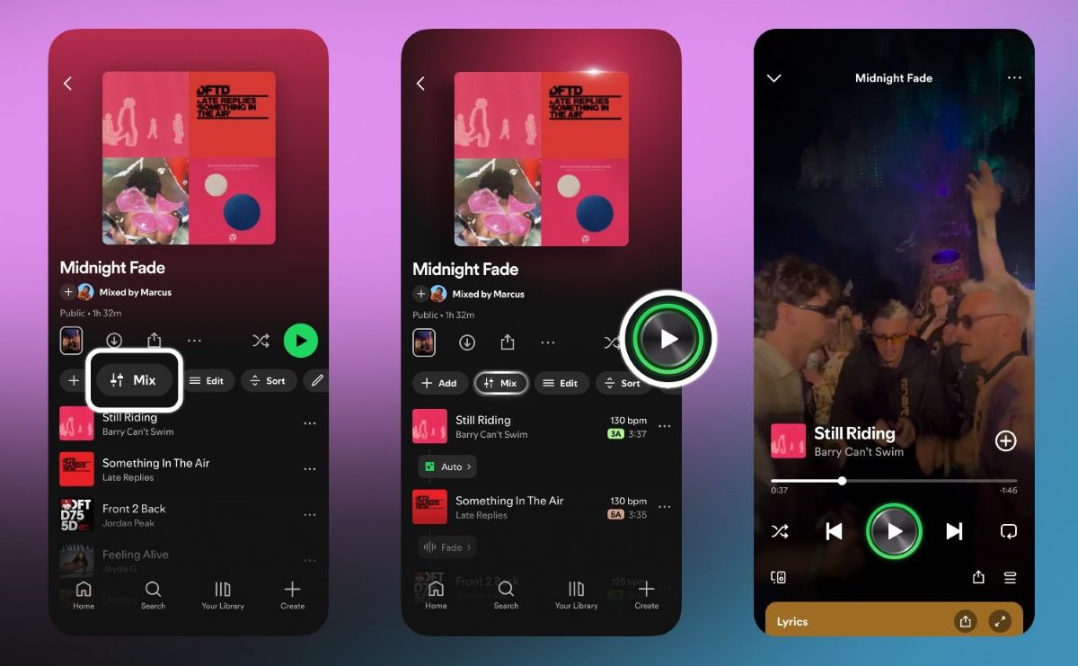 Cómo hacer mezclas con tus listas de Spotify como un auténtico DJ 3 spotify-mezcla-listas-2