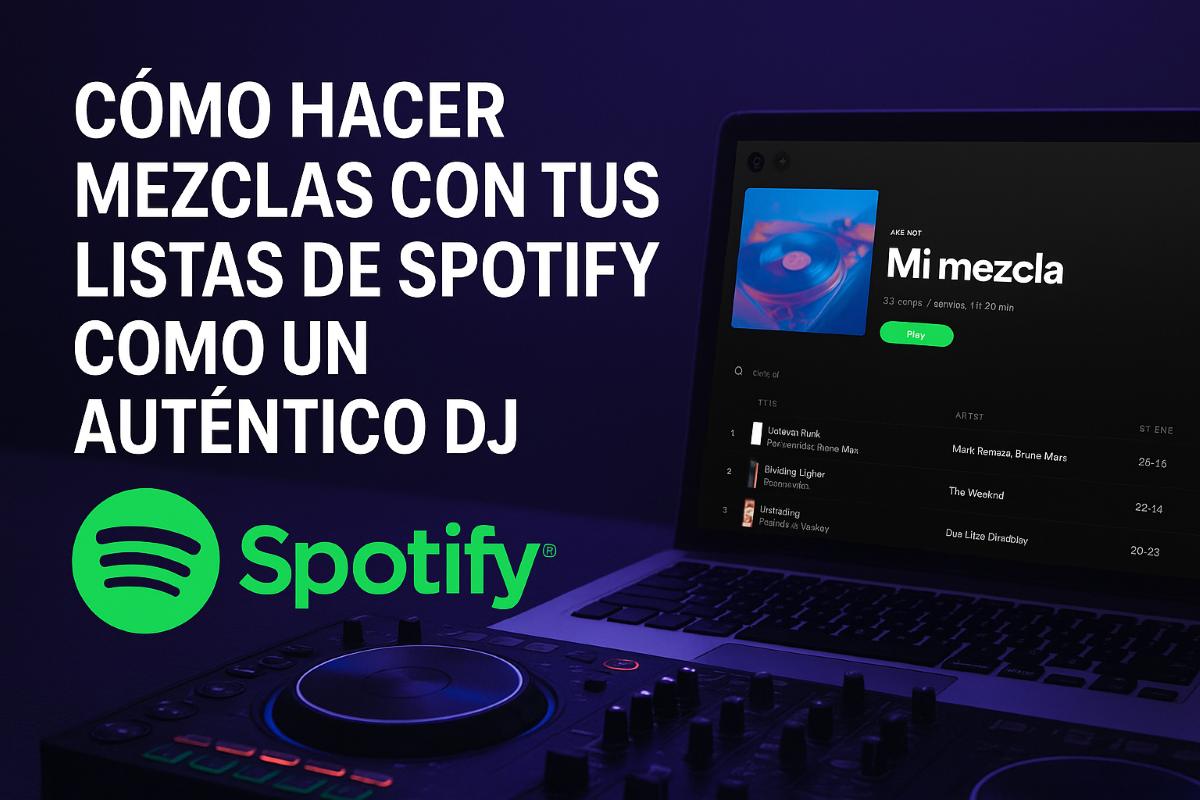 Cómo hacer mezclas con tus listas de Spotify como un auténtico DJ 1 spotify-mezcla-listas