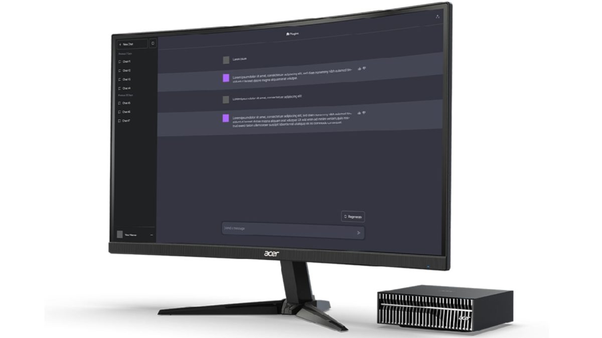 Acer Veriton GN100 AI, una estación de trabajo compacta y potente con un superchip de NVIDIA 2 Acer Veriton GN100 AI, una estación de trabajo compacta y potente con un superchip de NVIDIA 3