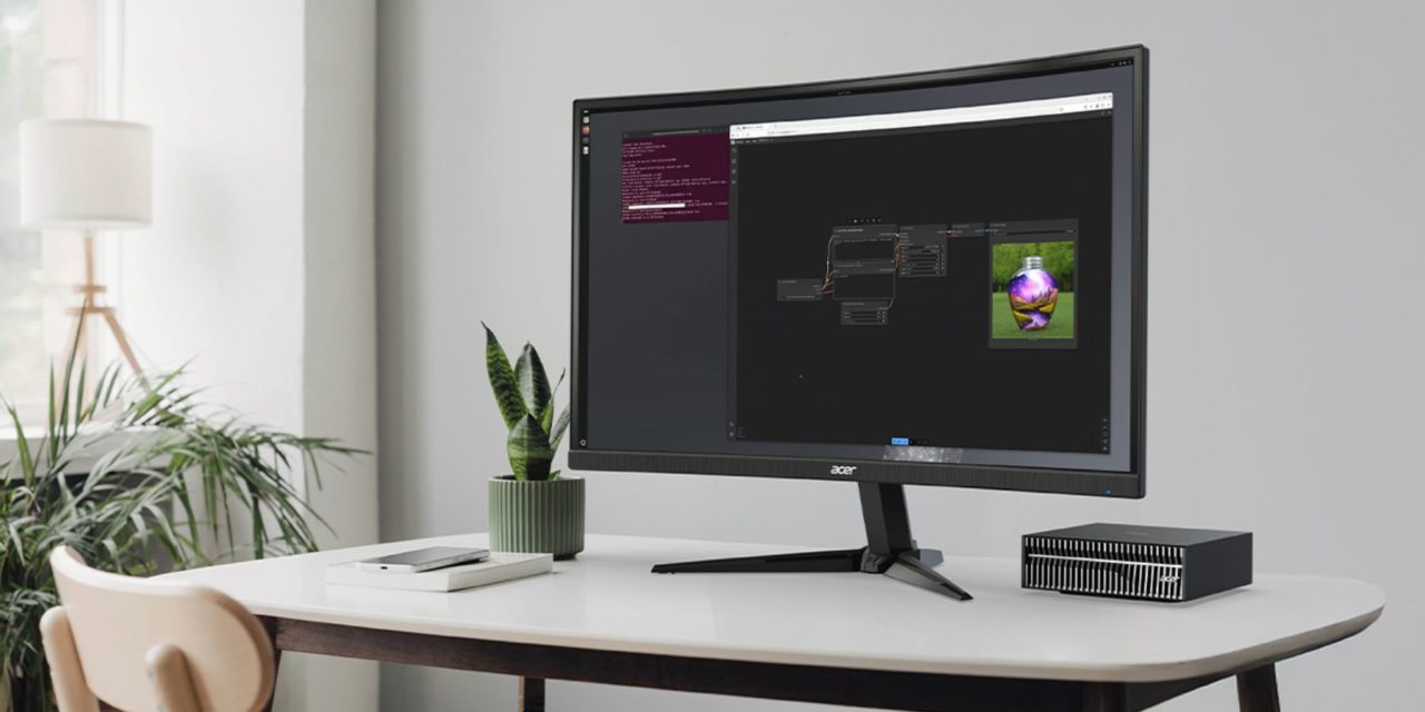 Acer Veriton GN100 AI, una estación de trabajo compacta y potente con un superchip de NVIDIA
