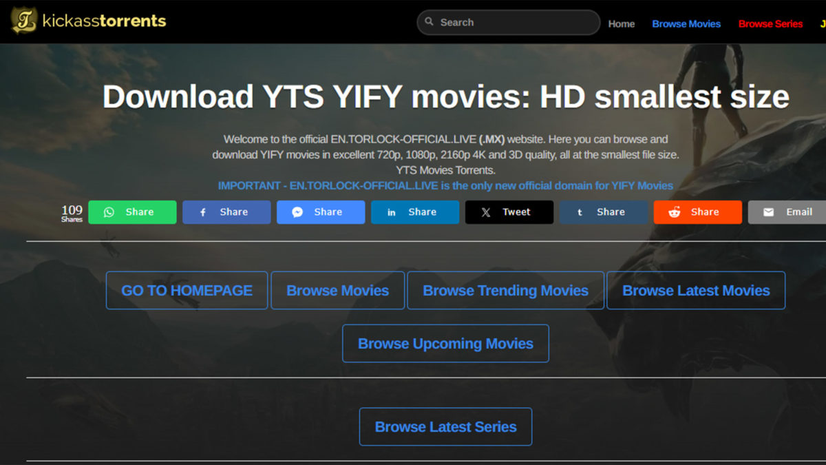 10 alternativas que funcionan a Torrentdownloads para descargar archivos torrent 3 Alternativas que funcionan a Torrentdownloads - Kickass Torrents