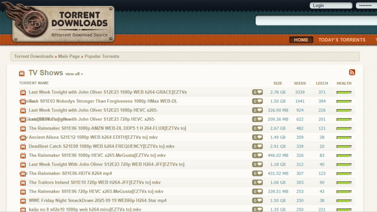 10 alternativas que funcionan a Torrentdownloads para descargar archivos torrent 8 Alternativas que funcionan a Torrentdownloads - Torrent Downloads