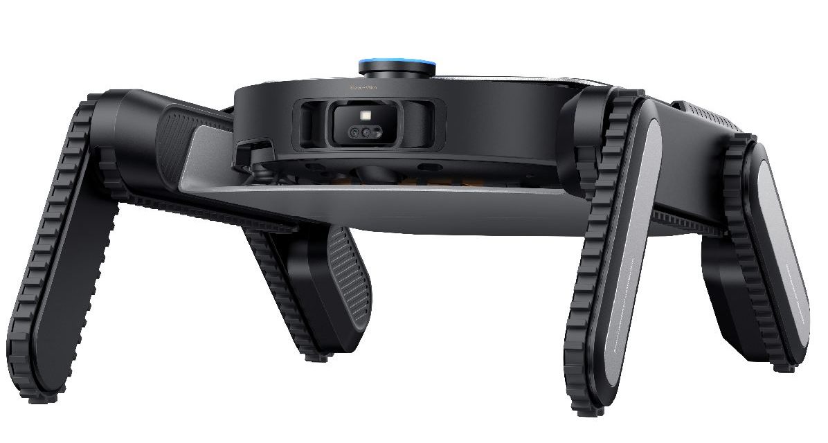Dreame Cyber X, un robot aspirador con cuatro patas capaz de subir y bajar escaleras
