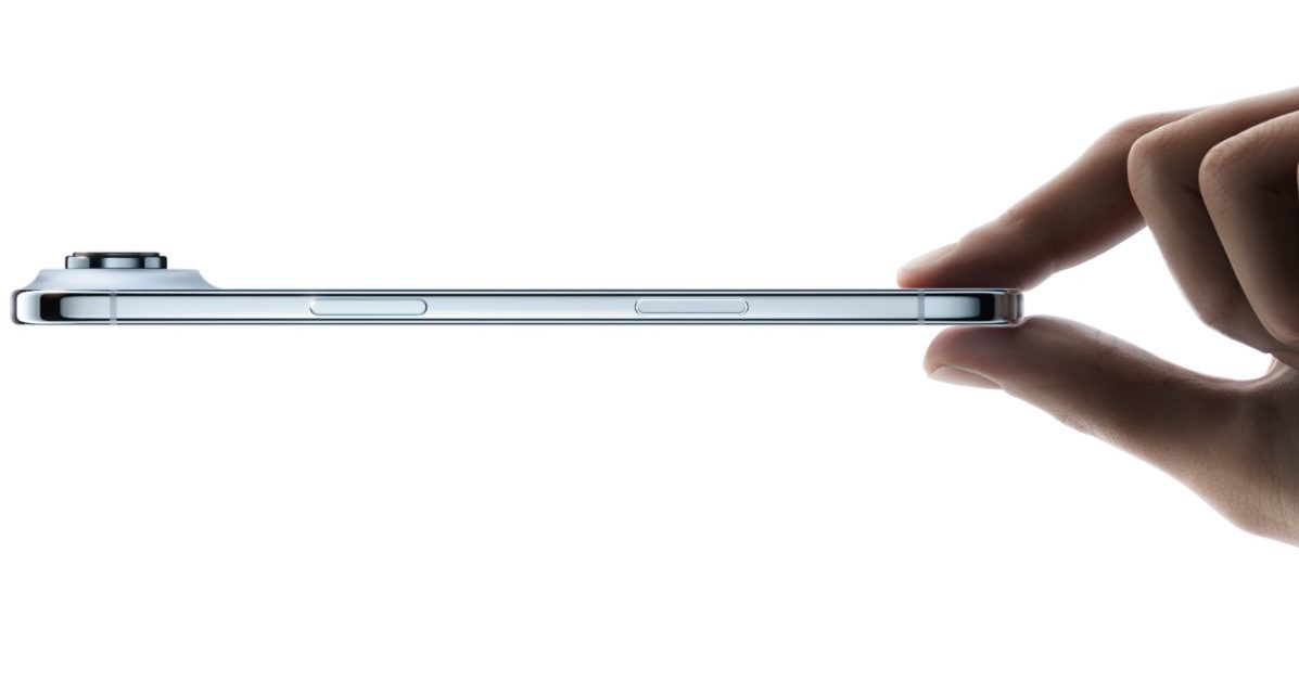 El grosor del nuevo iPhone Air se queda lejos de los plegables más finos del mercado