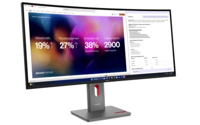 Lenovo ThinkVision P40WD-40, un monitor curvo para profesionales con resolución 5K2K