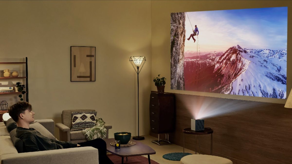 LG CineBeam S, un proyector de tiro corto con resolución 4K y hasta 100 pulgadas