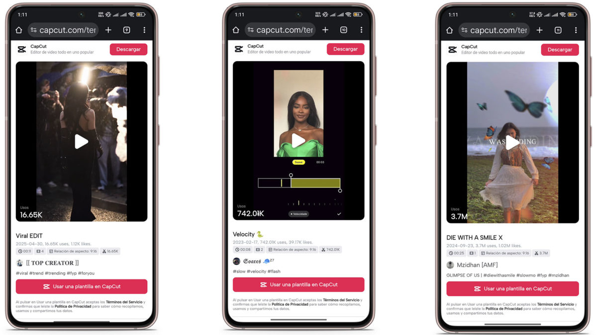 Las 40 mejores plantillas de CapCut para triunfar en redes 3 Mejores plantillas de CapCut para triunfar en redes - Plantillas de CapCut para TikTok