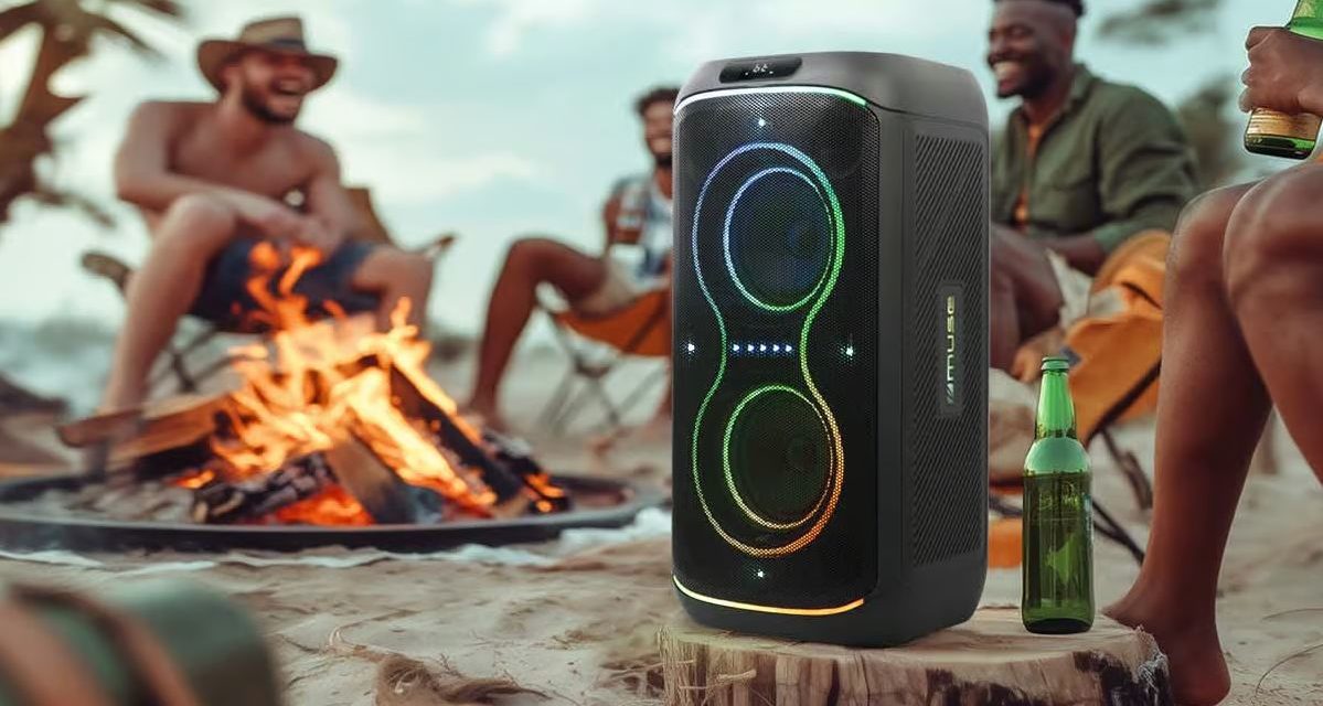 MUSE M-1930 DJ, un altavoz inalámbrico con 300 W de potencia y luces multicolor