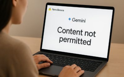 Por qué aparece el mensaje ‘Content not permitted’ o ‘Content blocked’ en Nano Banana