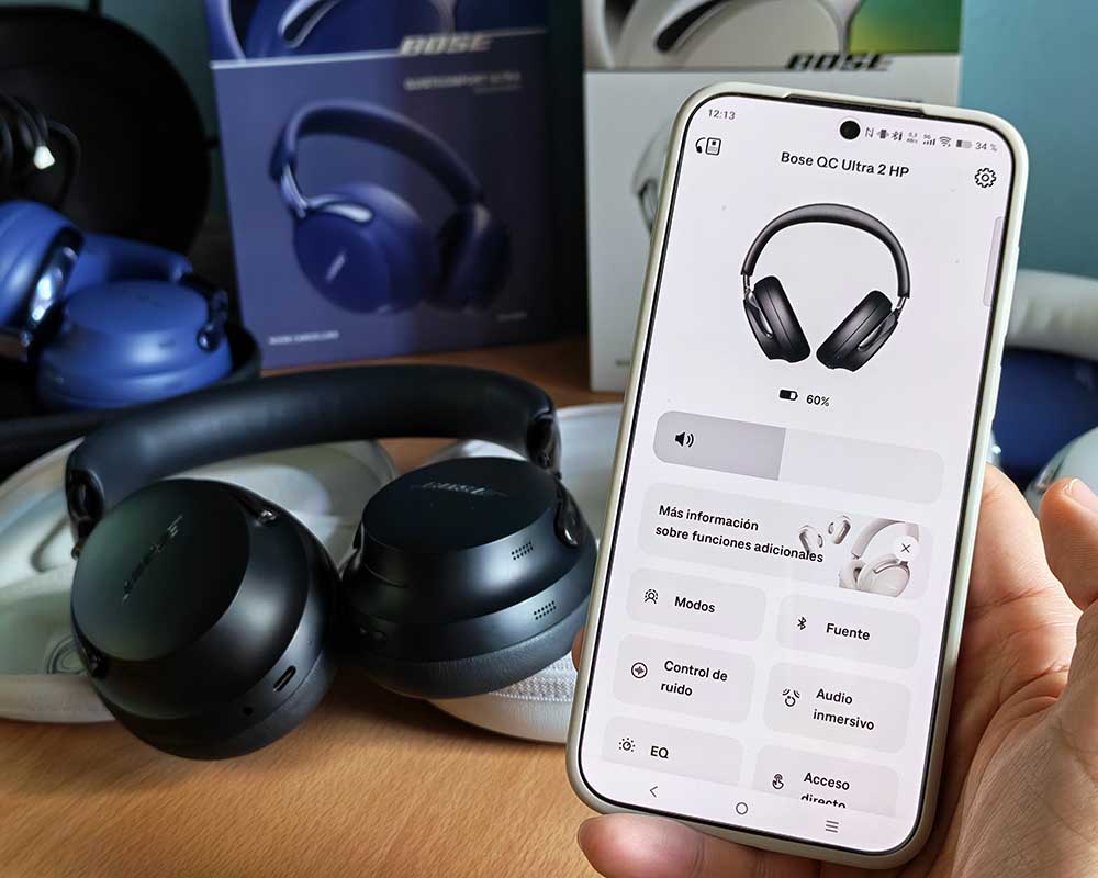 Cómo calibrar el audio inmersivo o espacial de los auriculares Bose QC Ultra 2 HP 2 bose-qc-ultra-auriculares-2gen-20