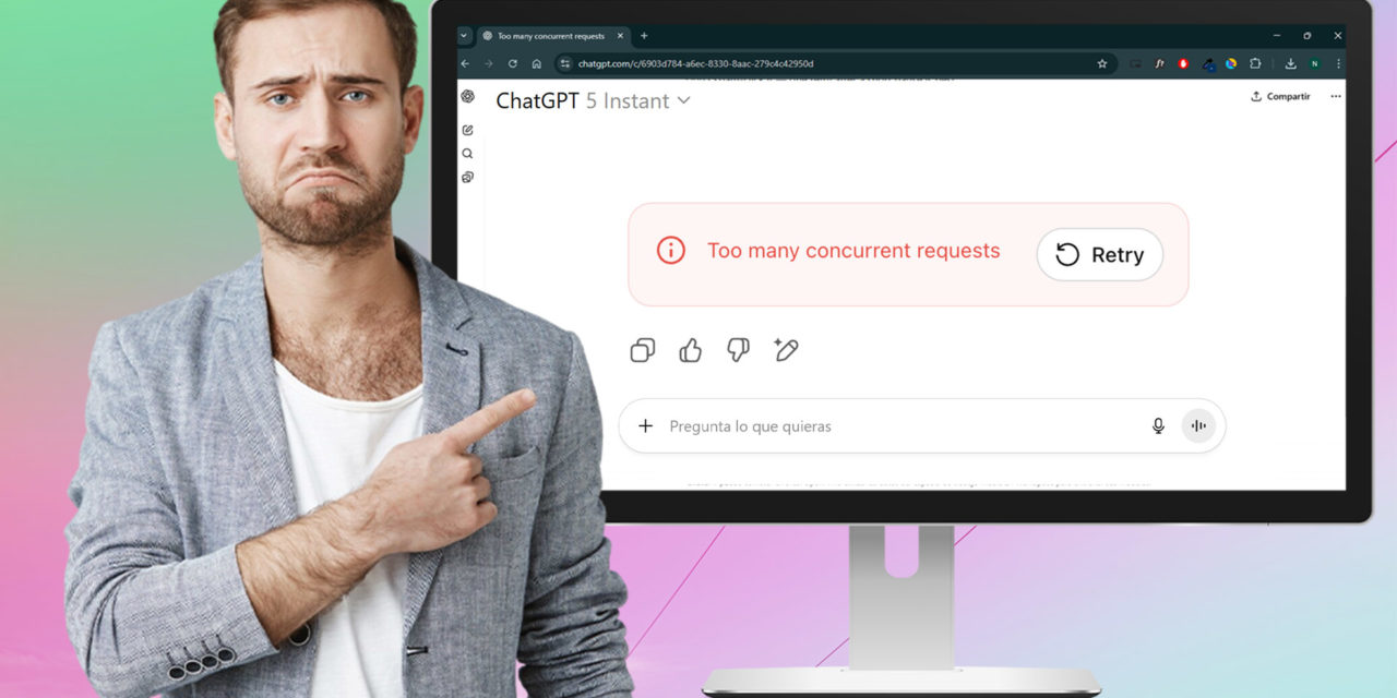 Cómo solucionar el error Too many concurrent requests en ChatGPT