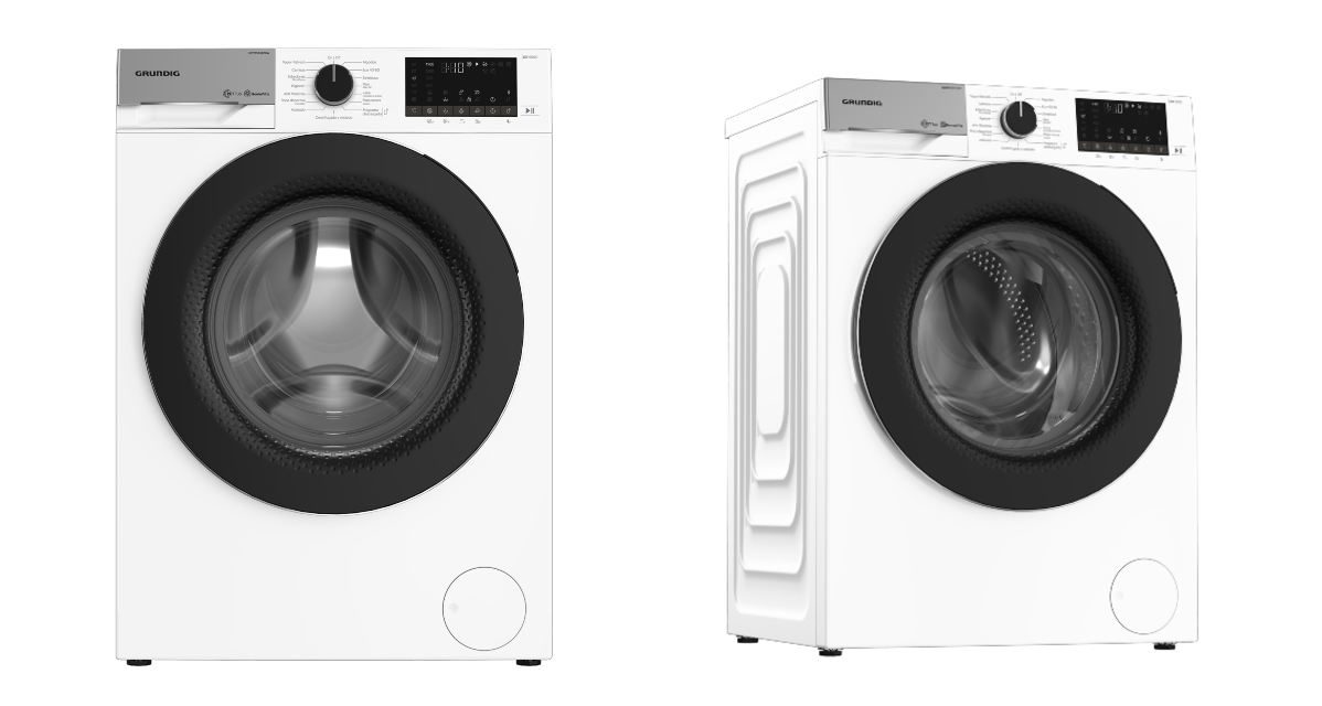 Grundig GW7P5104110W, una lavadora con 10 kg de carga que reduce arrugas a través del vapor