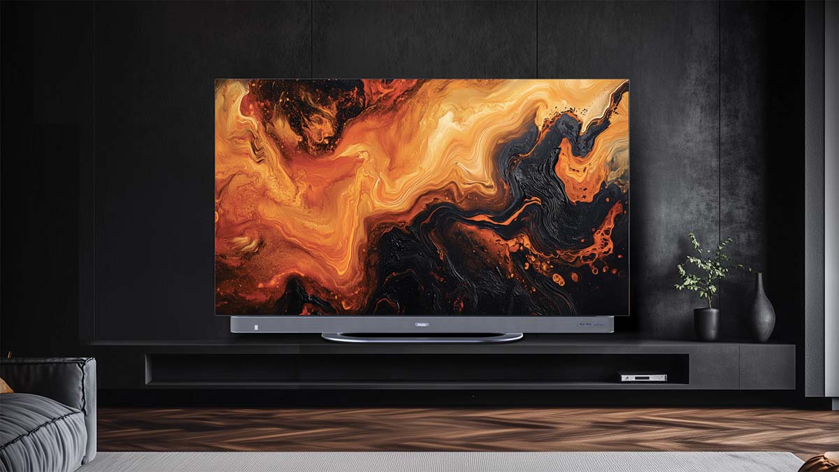 Haier C95 Series, televisores OLED con barra de sonido integrada para disfrutar del cine y los videojuegos