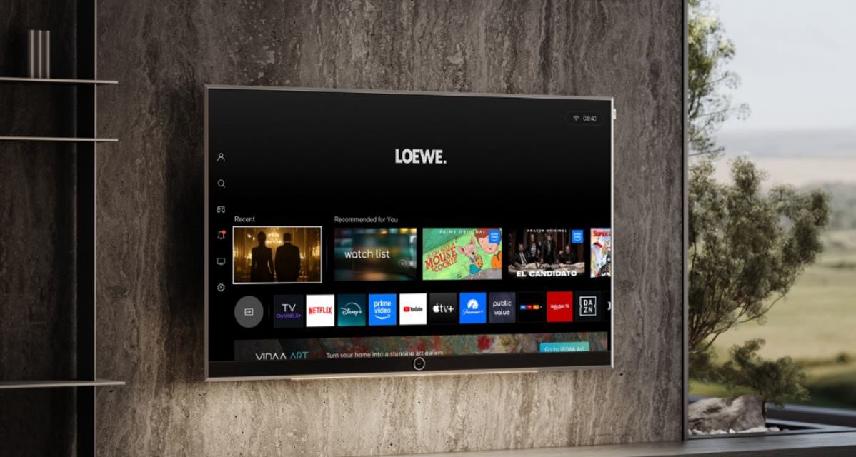 Loewe renueva su gama de televisores OLED stellar 2025 con el sistema operativo VIDAA U9