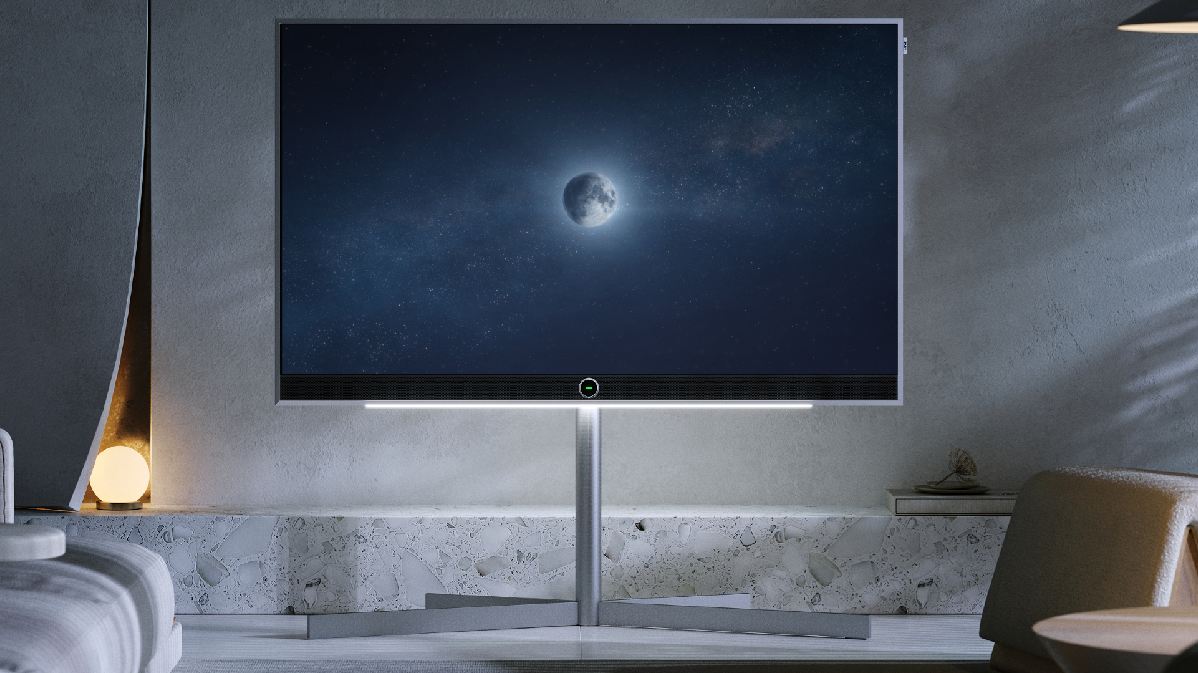 Loewe Stellar 65 dr+ VIDAA, un televisor OLED de diseño con acabados en lava, cemento y aluminio