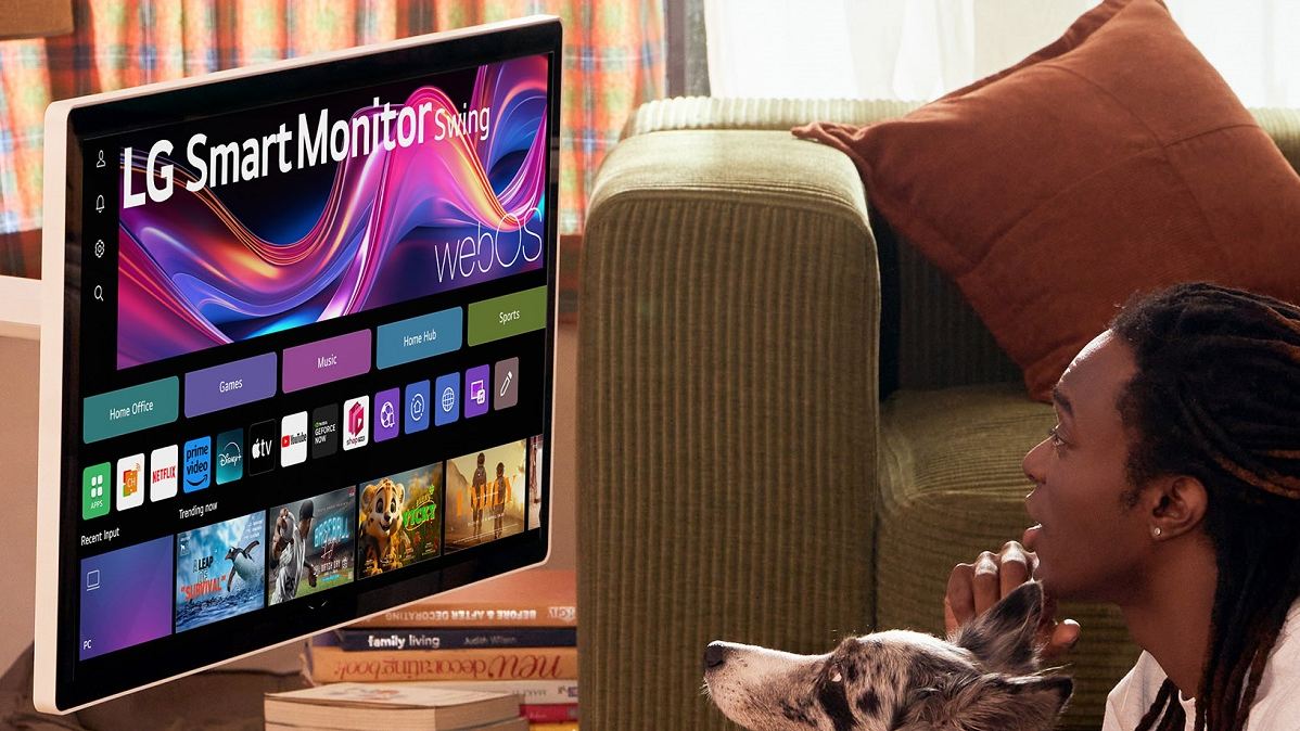 LG Smart Monitor Swing, monitores portátiles y flexibles con smart TV incorporada para el trabajo y el ocio 2 LG Smart Monitor Swing 1