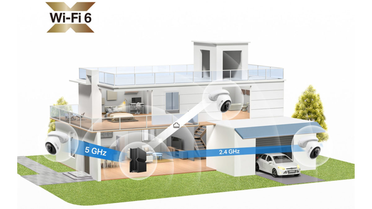Tapo revoluciona la seguridad del hogar con su nueva serie de cámaras 4K inteligentes 10 Cámara Tapo C560WS - Conexión Wi-Fi 6 de doble banda