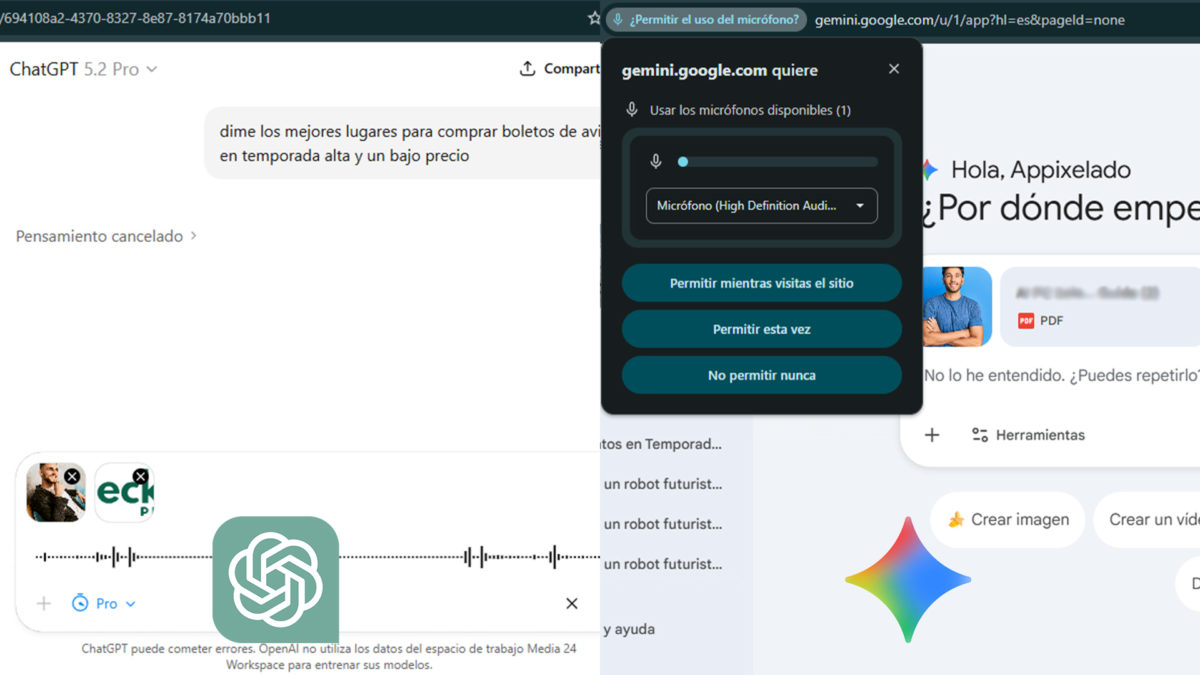 GPT 5.2 vs Gemini 3 Pro- comparativa de los modelos de IA de OpenAI y Google-Gestión de contenido textual, visual y sonoro