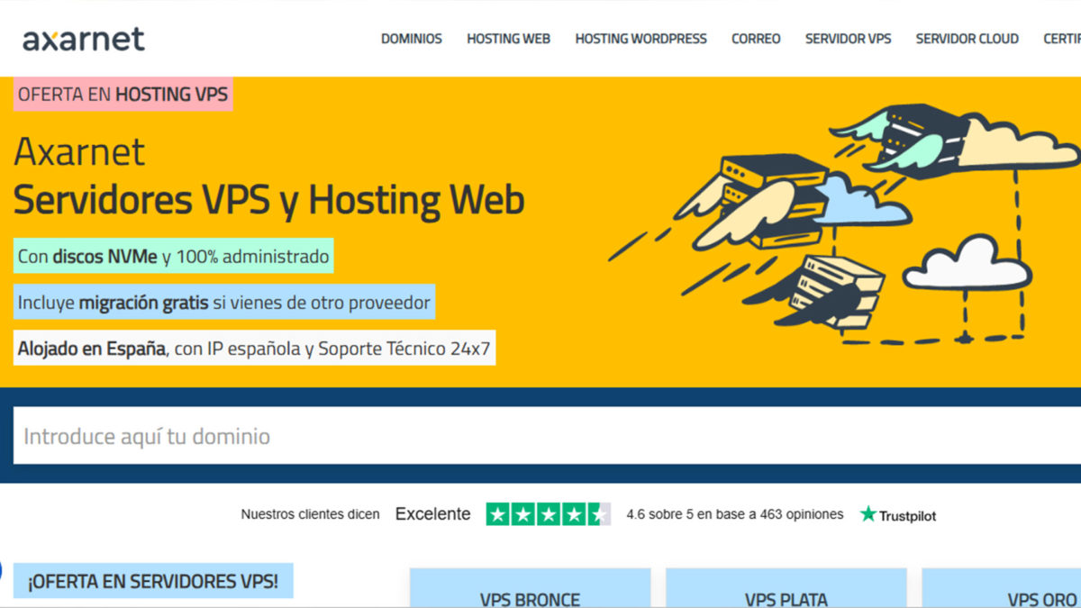Mejores hosting y VPS en España: cuál es la mejor opción 4 Hosting y VPS en España - Axarnet