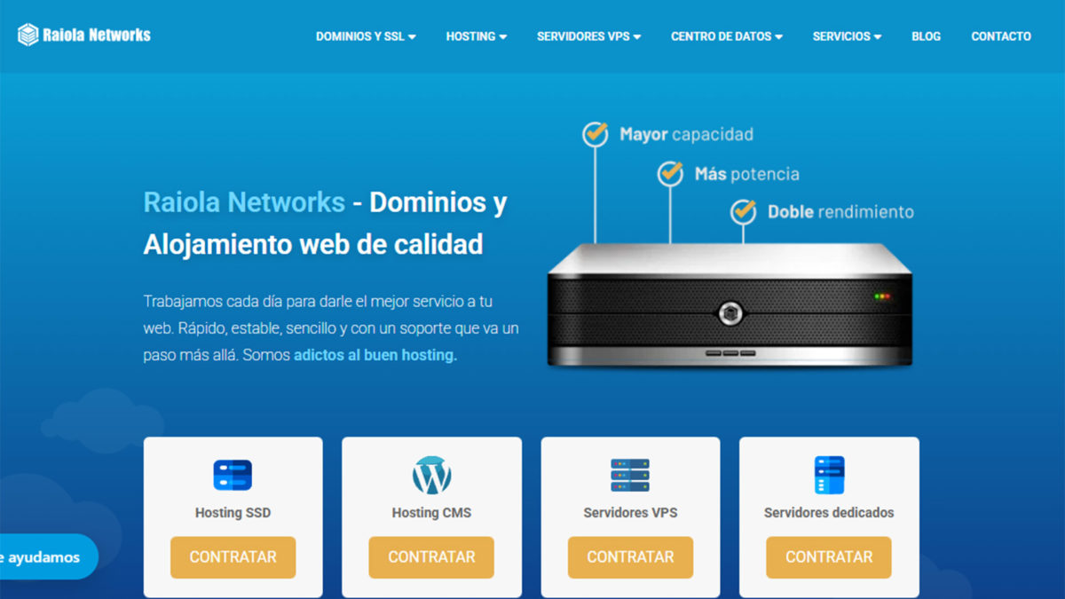 Mejores hosting y VPS en España: cuál es la mejor opción 7 Mejores Hosting y VPS en España - Raiola Networks