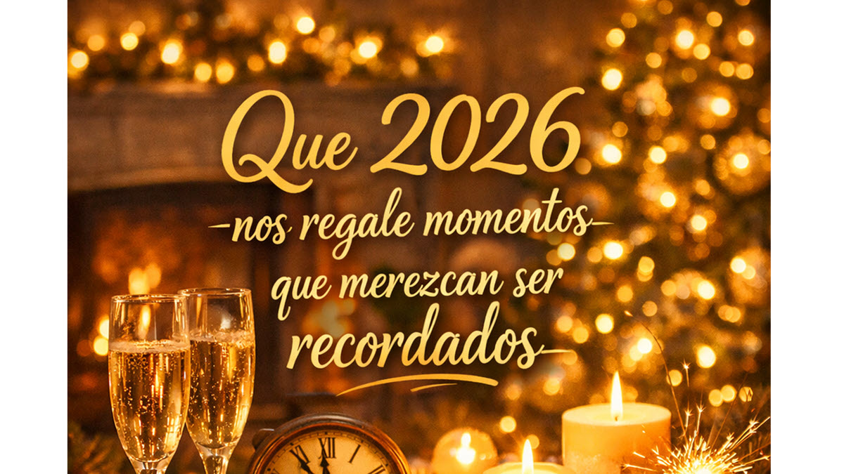 Imágenes con mensajes positivos y buenos deseos para 2026