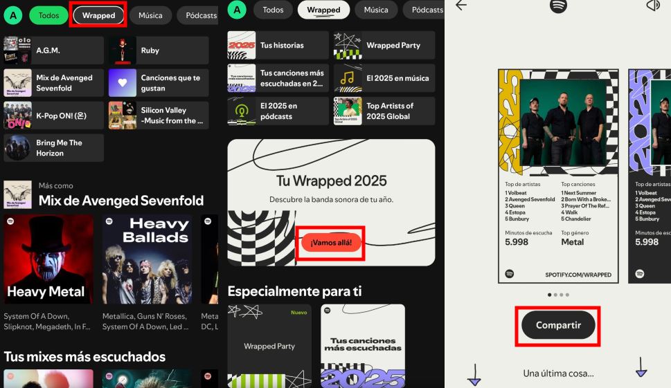Spotify Wrapped 2025, cómo ver y compartir la música que más has escuchado este año 1