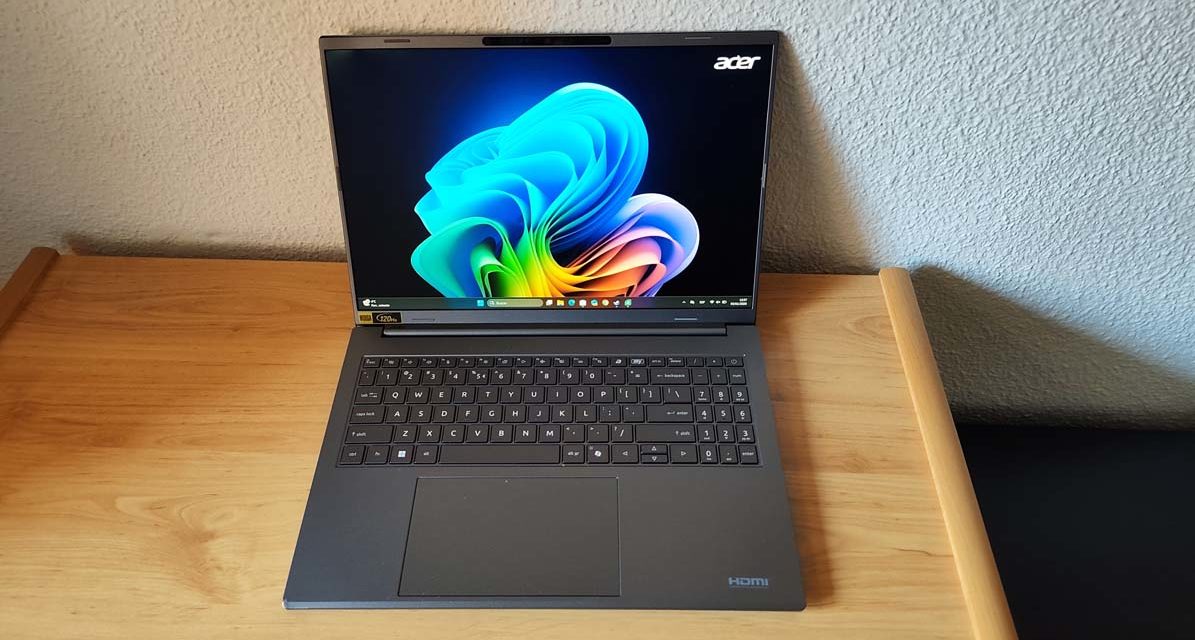 Mi experiencia con el ordenador portátil Acer Aspire 16 AI tras tres semanas de uso