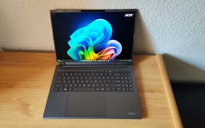 Mi experiencia con el ordenador portátil Acer Aspire 16 AI tras tres semanas de uso