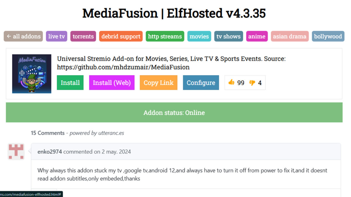 Los 10 mejores addons en español para Stremio para ver fútbol en 2026 6 addons en español para Stremio para ver fútbol en 2026-MediaFusion