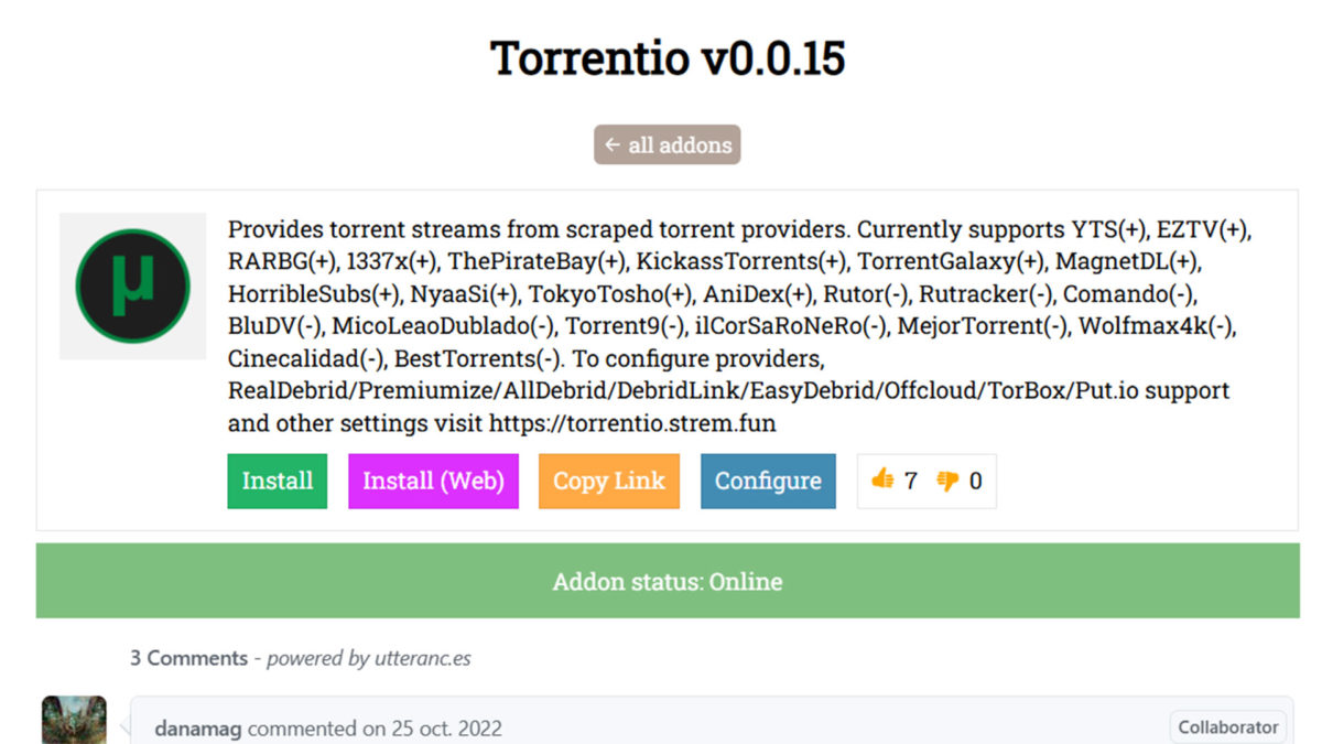 Los 10 mejores addons en español para Stremio para ver fútbol en 2026 8 addons en español para Stremio para ver fútbol en 2026-Torrentio