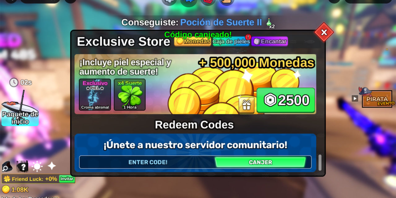 Códigos de enero que funcionan para Fish it! en Roblox
