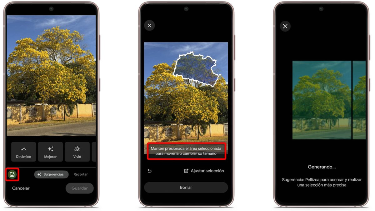 Trucos ocultos de Google Fotos que tienes que conocer en 2026-Editor mágico para cambiar escenas completas