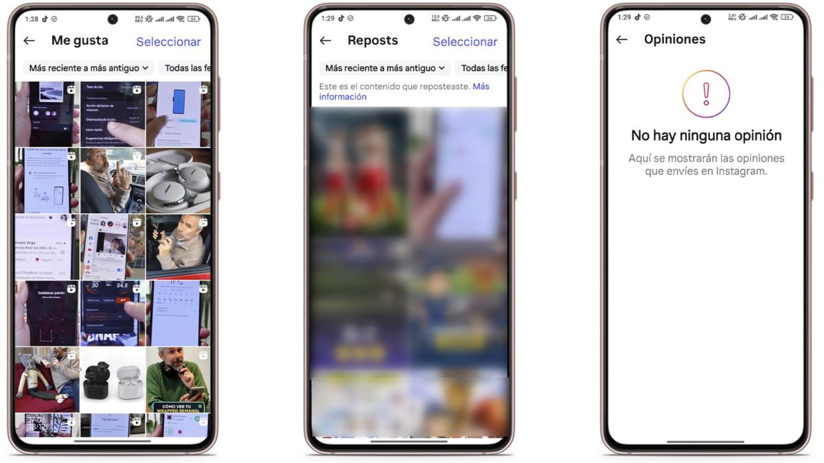 Cómo ver los vídeos vistos recientemente en Instagram para evitar que se pierdan 3 Así puedes ver los vídeos vistos recientemente en Instagram para evitar que se pierdan-Busca en tu historial de actividad