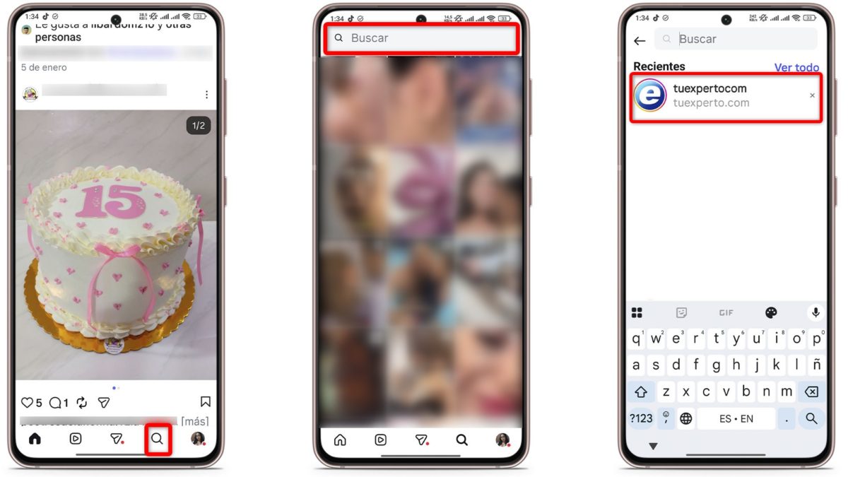 Cómo ver los vídeos vistos recientemente en Instagram para evitar que se pierdan 4 Así puedes ver los vídeos vistos recientemente en Instagram para evitar que se pierdan-Revisa el historial de búsqueda