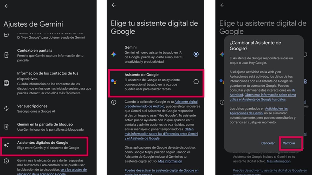 Cómo volver a activar el Asistente de Google en el móvil