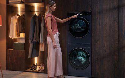 Haier Laundry Center, un centro de lavado y secado con pantalla unificada y tecnología AI Wash