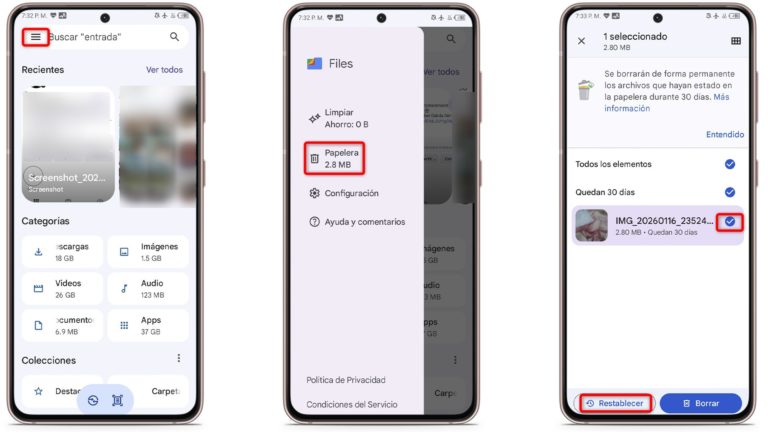 Formas de recuperar fotos y archivos eliminados en el móvil sin ...