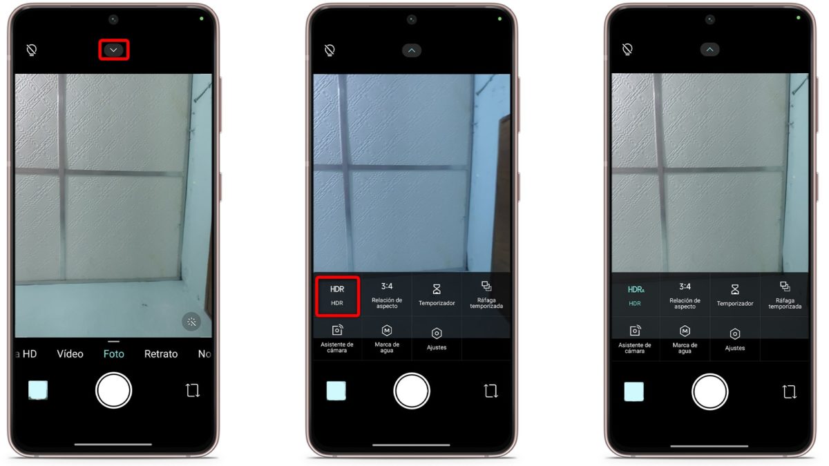 7 consejos y ajustes de la app de Cámara de tu móvil para sacar mejores selfis 3 Trucos de la app de Cámara de tu móvil para sacar mejores selfis-Activa el HDR cuando haya mucho contraste
