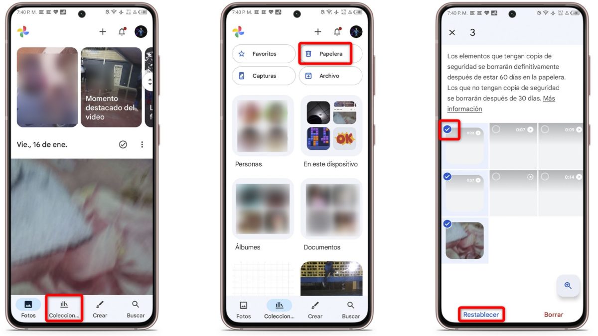 Usar Google Fotos o iCloud sin instalar nada